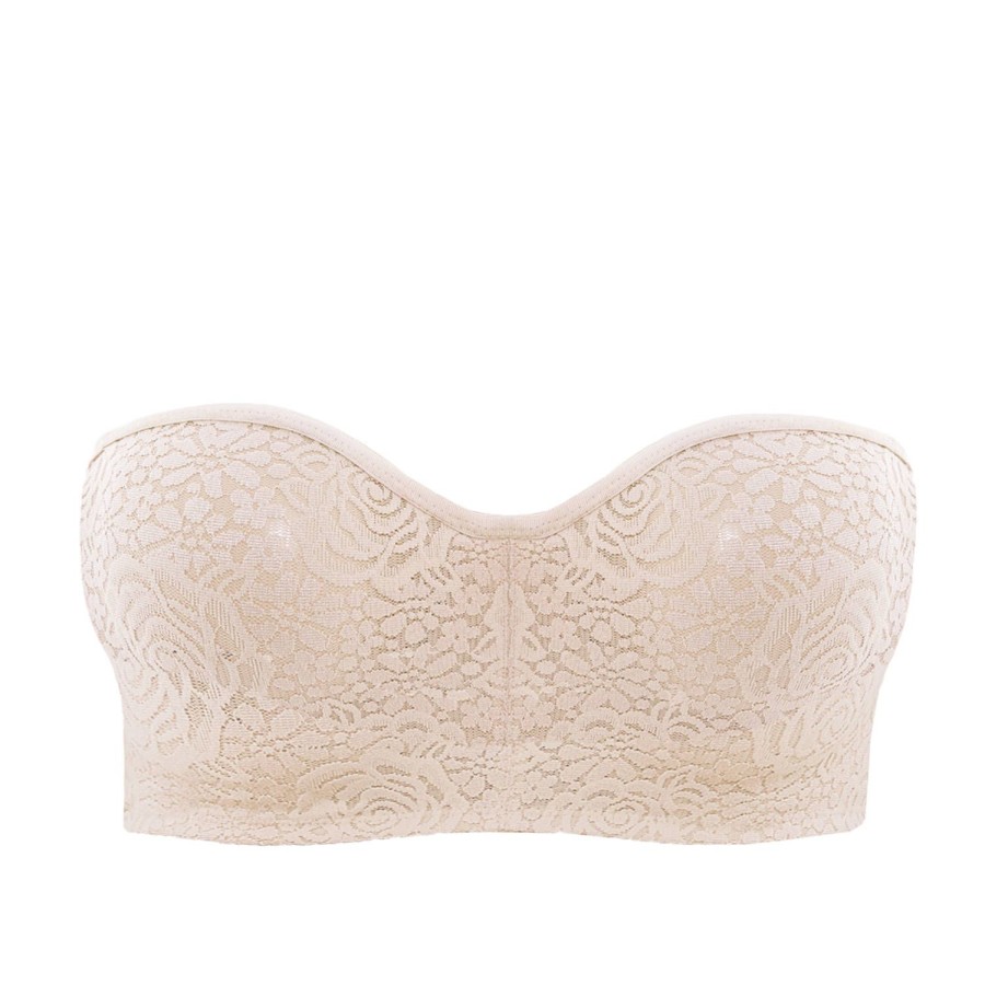 Soutiens-Gorge Wacoal | Soutien-Gorge Bandeau En Dentelle Naturally Nude