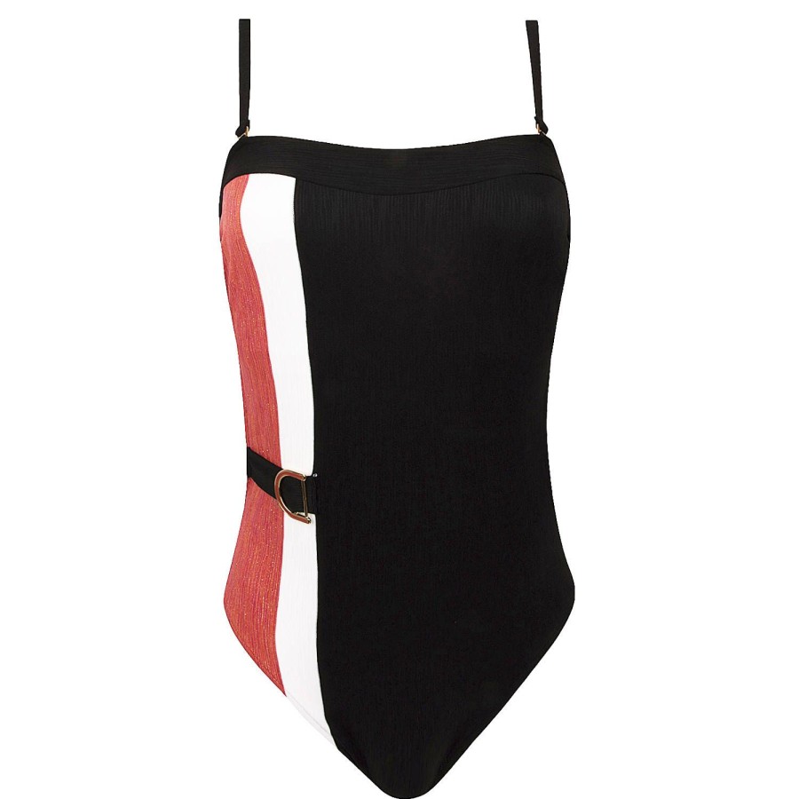 Maillots De Bain Lise Charmel Bustier | Maillot De Bain 1 Piece Bustier Sans Armatures Ginger Chic