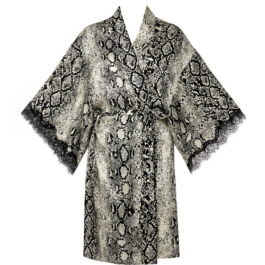 Lingerie De Nuit Sainted Sisters | Kimono En Soie Snake