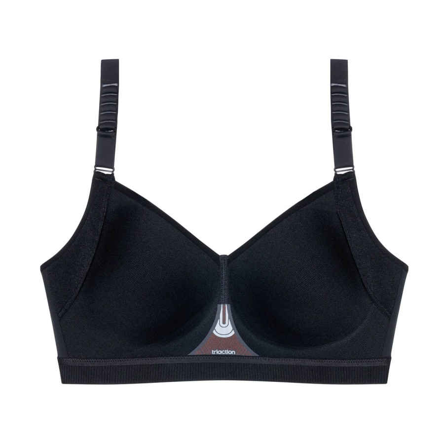 Soutiens-Gorge Triumph | Brassiere De Sport Ampliforme Sans Armatures Noir