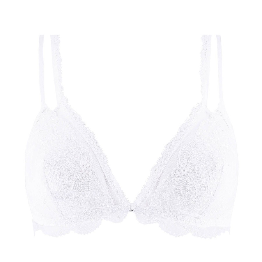 Soutiens-Gorge Lise Charmel | Soutien-Gorge Sans Armatures En Dentelle Blanc