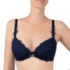 Soutiens-Gorge Lise Charmel | Soutien-Gorge Push-Up En Dentelle Bleu Venise