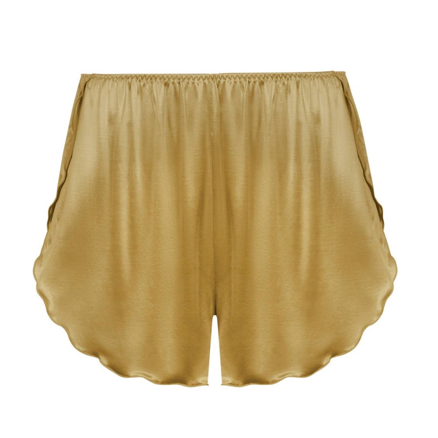 Lingerie De Nuit Mey | Short Echancre Crushed Gold