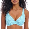 Maillots De Bain Freya Armatures | Haut De Maillot De Bain Armatures Stripe Turquoise