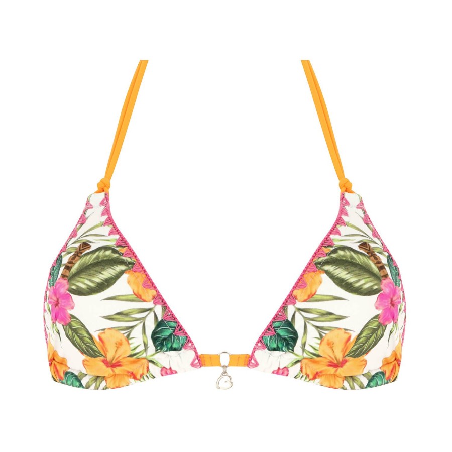 Maillots De Bain Banana Moon Triangle | Haut De Maillot De Bain Triangle Nuco Blanc