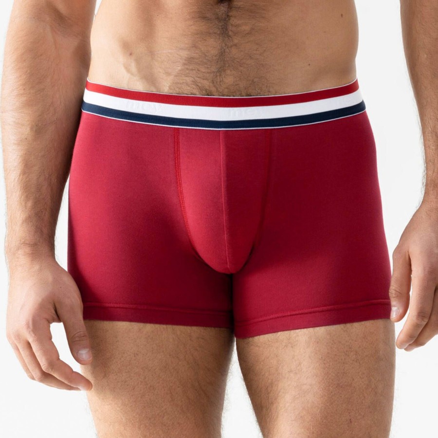 Homme Mey Boxer Homme | Boxer Homme En Coton Terra Red