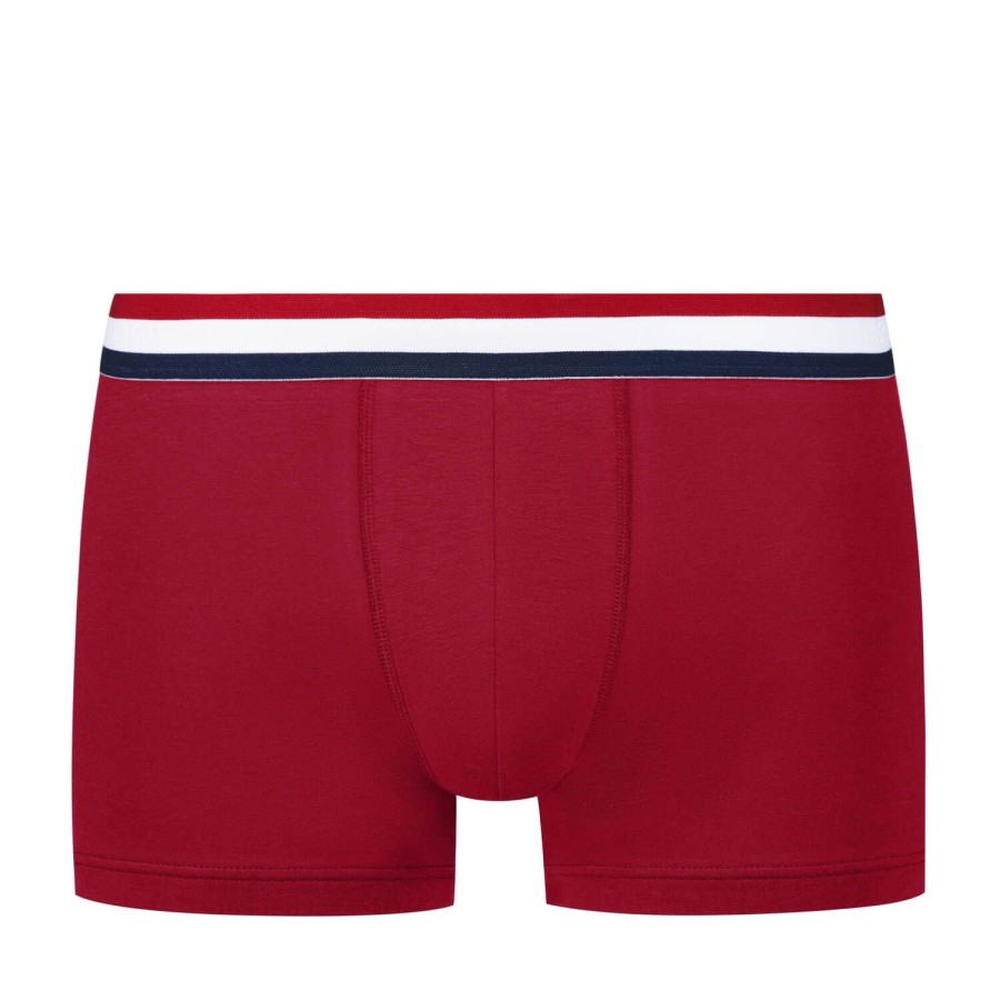 Homme Mey Boxer Homme | Boxer Homme En Coton Terra Red