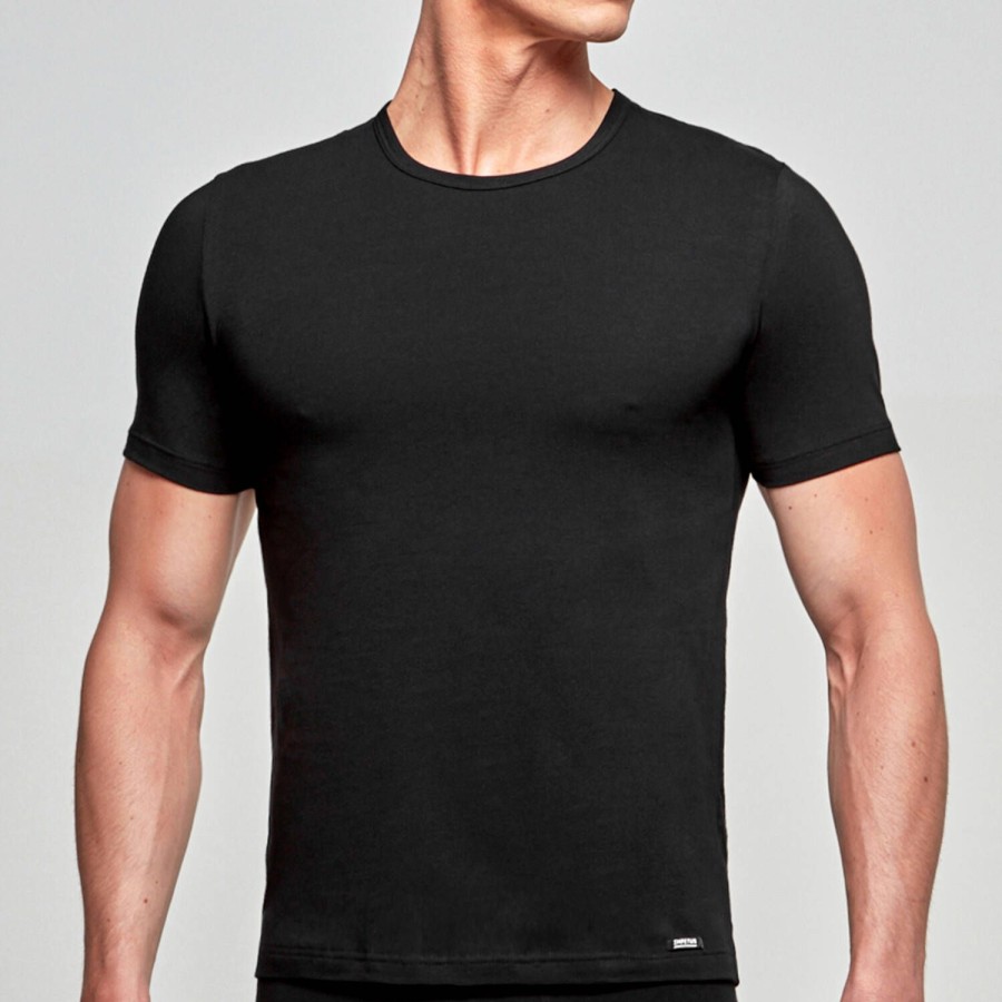 Homme Impetus T-Shirt Et Debardeur Homme | T-Shirt Homme En Coton Noir