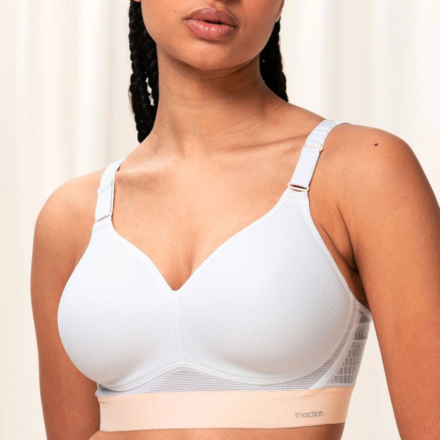 Soutiens-Gorge Triumph | Brassiere De Sport Hybrid Lite Blanc