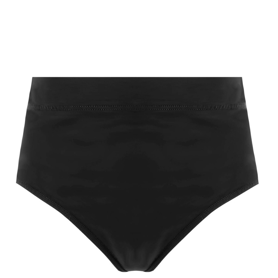 Maillots De Bain Miraclesuit Culotte Haute | Bas De Maillot De Bain Culotte Haute Galbante Basic Pant Noir