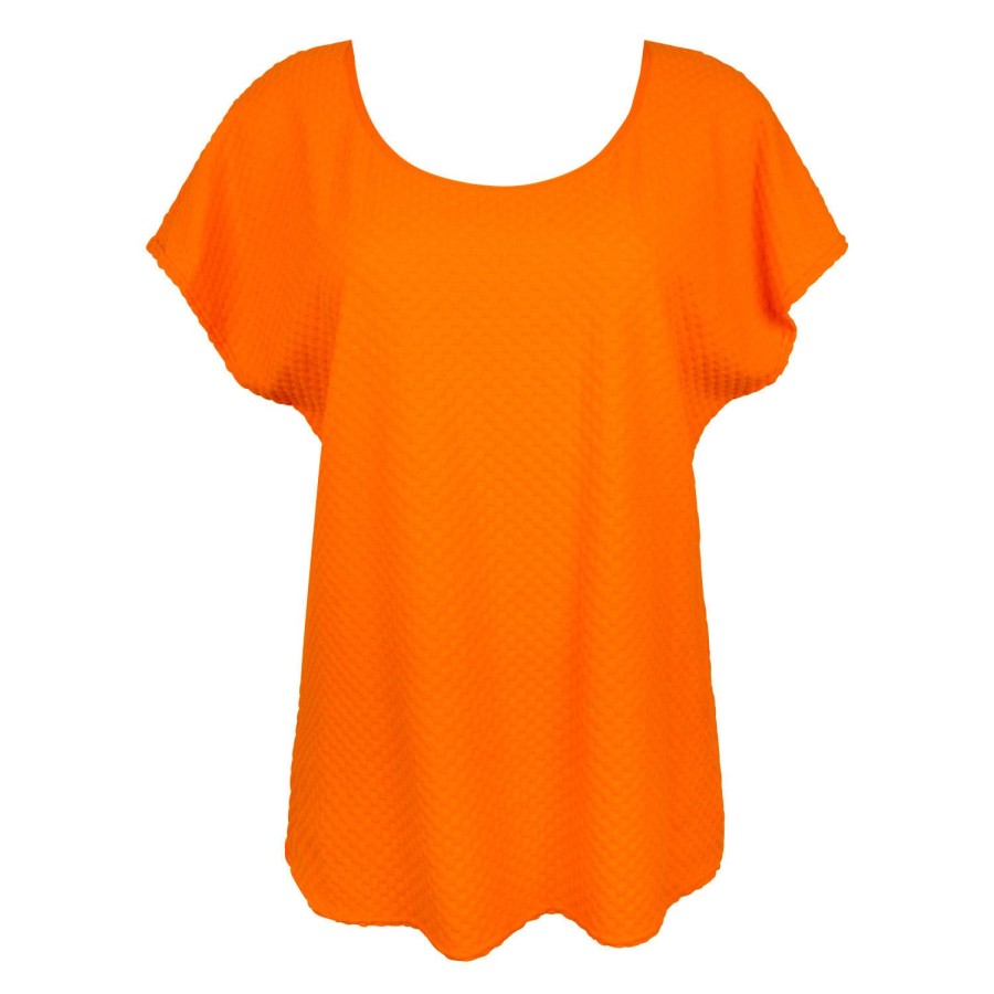 Maillots De Bain Antigel Tunique De Plage & Pareo | Top Mer Orange