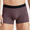 Homme Calida Boxer Homme | Boxer Ceinture Elastique Homme En Coton Mars Red