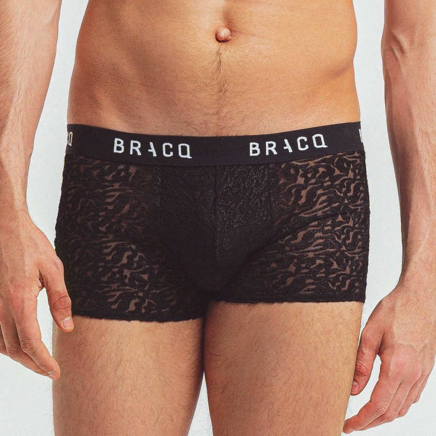 Homme Bracq Boxer Homme | Boxer Court Homme Noir