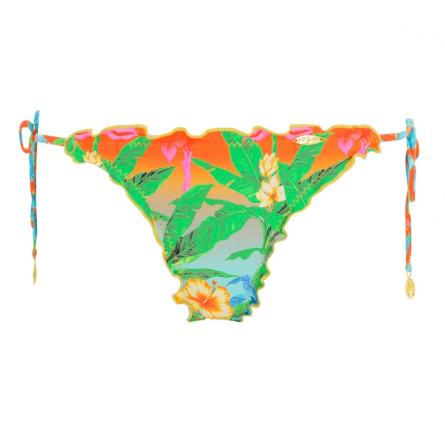 Maillots De Bain Luli Fama Bresilien / Tanga | Bas De Maillot De Bain Slip Bresilien Lacets Multicolor