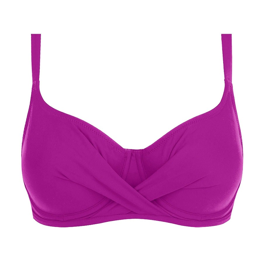 Maillots De Bain Antigel Emboitant | Haut De Maillot De Bain Corbeille Fitting Mer Amethyste