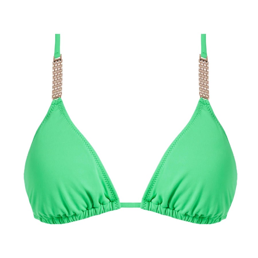 Maillots De Bain Melissa Odabash Triangle | Haut De Maillot De Bain Triangle Maldives Vert