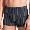 Homme Calida Boxer Homme | Boxer Raye Homme En Coton Noir