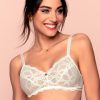 Soutiens-Gorge Antigel | Soutien-Gorge Sans Armatures En Dentelle Ecru Nacre