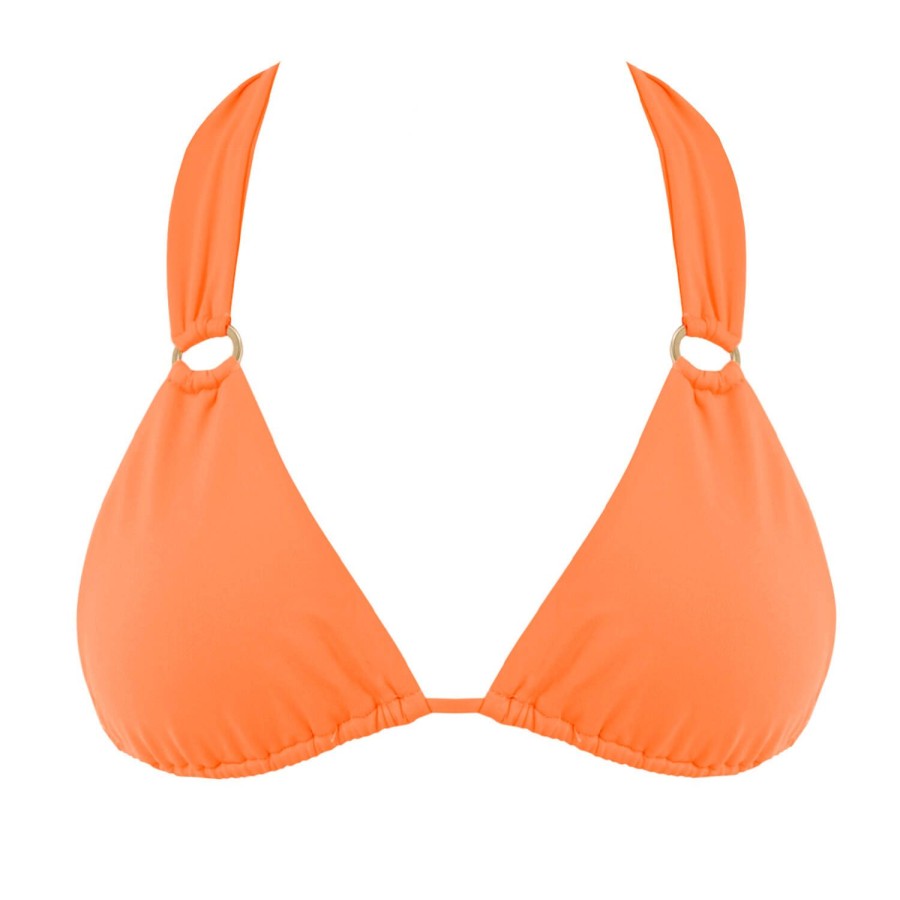 Maillots De Bain Melissa Odabash Triangle | Haut De Maillot De Bain Triangle Caracas Mirage Orange