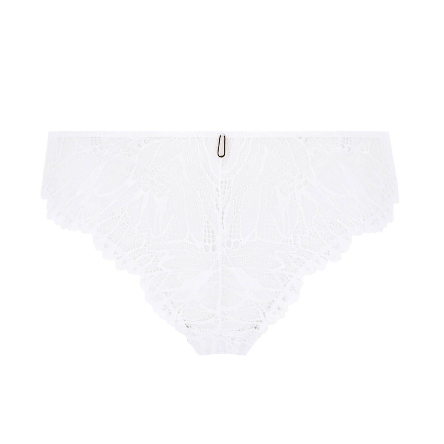 Culottes Aubade | Tanga En Dentelle Blanc