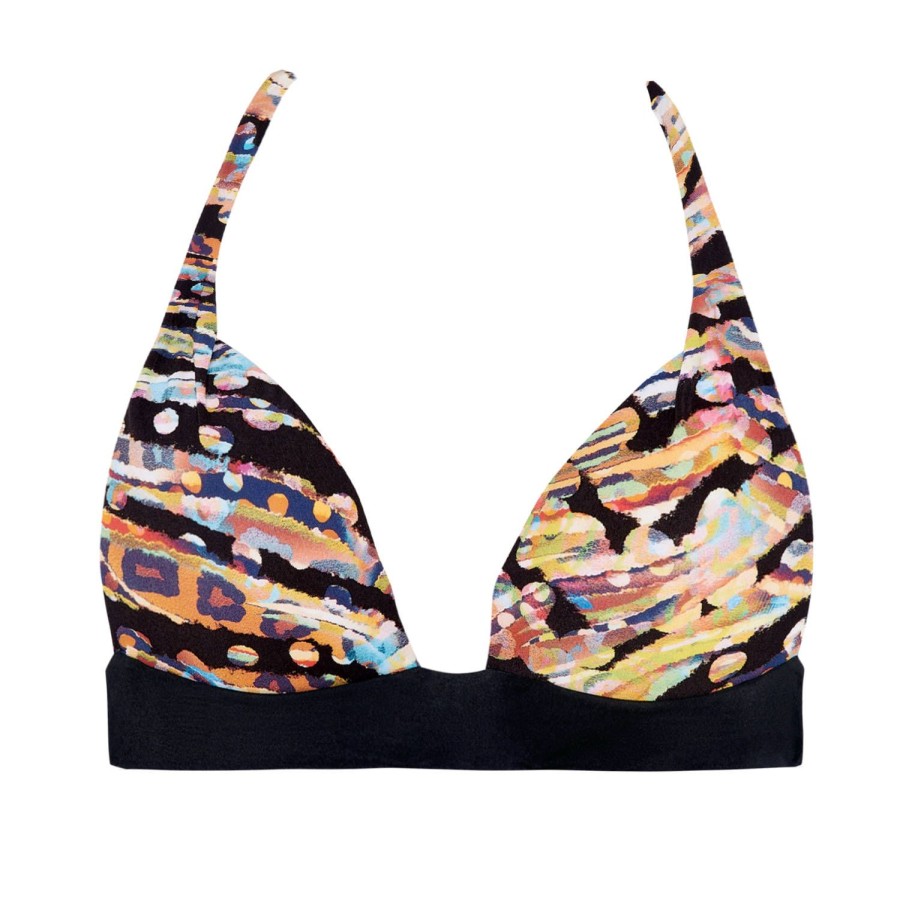 Maillots De Bain Pain de Sucre Push-Up | Haut De Maillot De Bain Push-Up Diva Multicolore