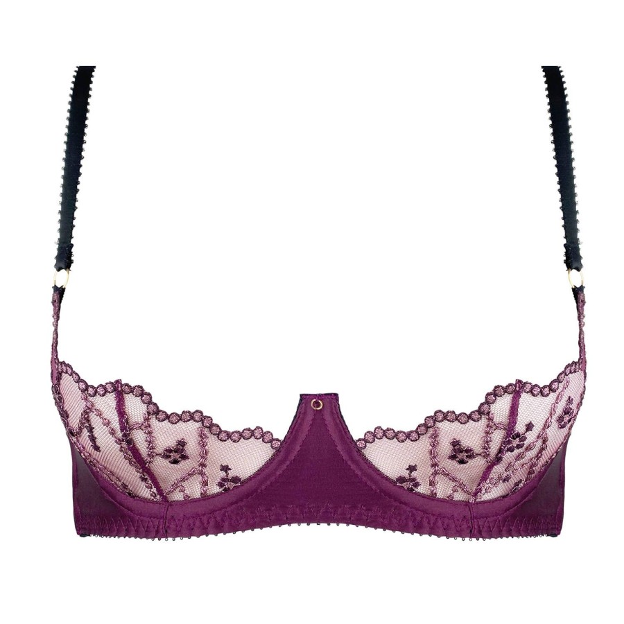 Soutiens-Gorge Edge o' Beyond | Soutien-Gorge Ouvert Bordeaux