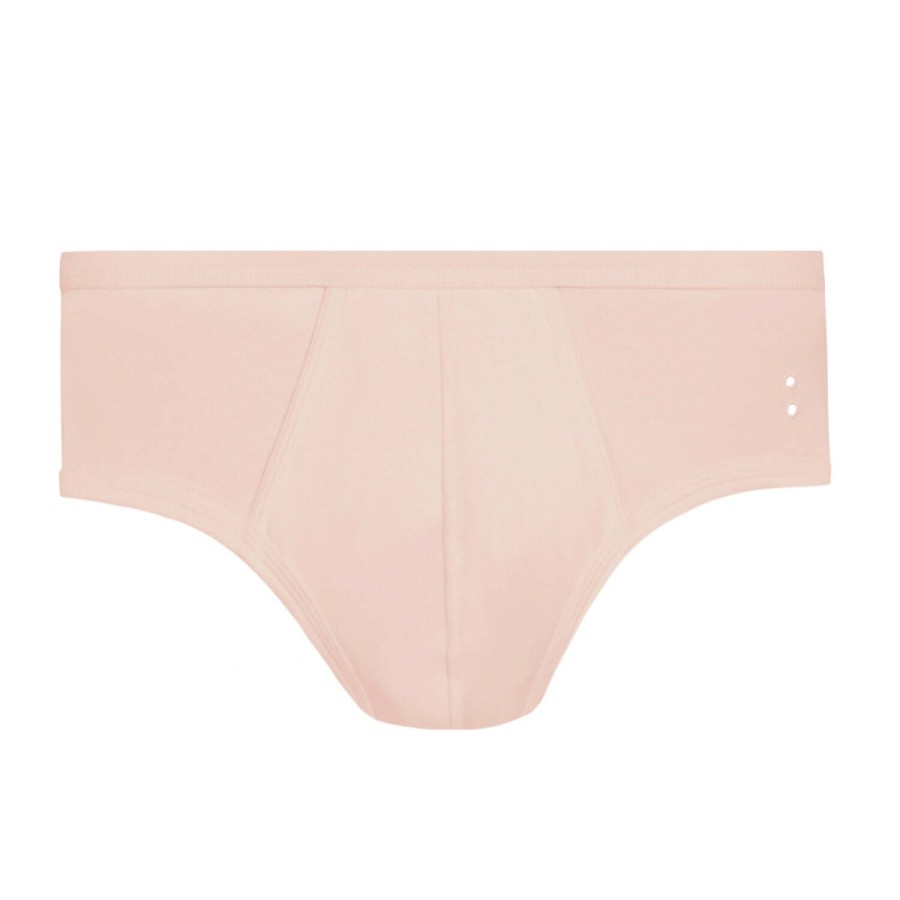 Homme Ron Dorff Slip Homme | Slip Homme En Coton Dusty Pink