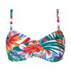 Maillots De Bain Antigel Bandeau | Haut De Maillot De Bain Bandeau Bonnets Profonds Papiers Decoupes