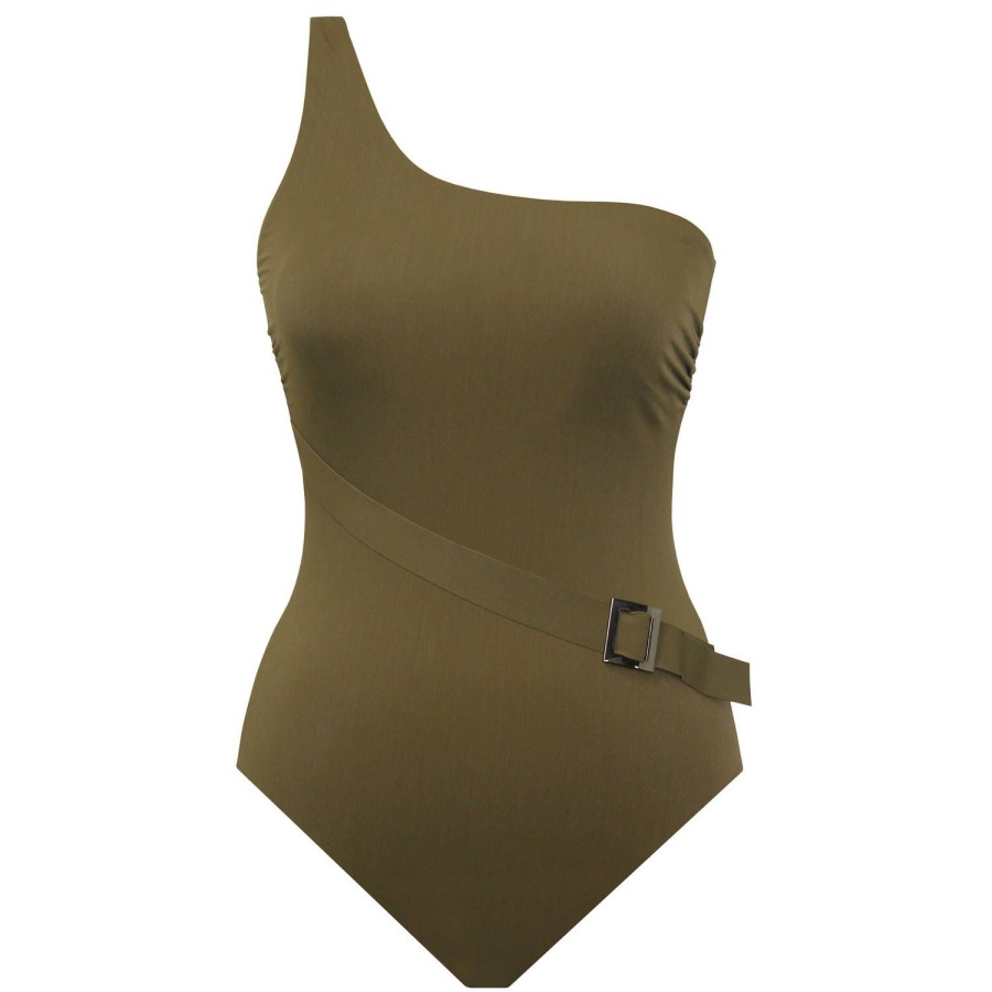 Maillots De Bain Amoressa Gainant / Sculptant / Ventre Plat | Maillot De Bain 1 Piece Lissant Meridian Sans Armatures Evoo