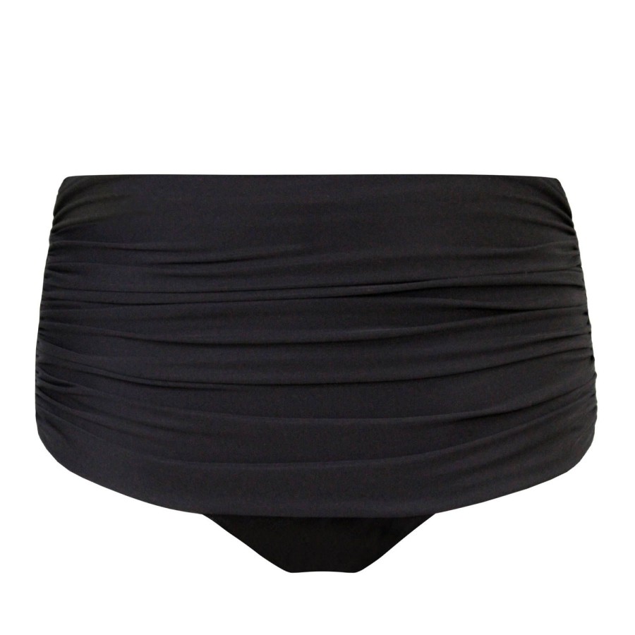 Maillots De Bain Miraclesuit Culotte Haute | Bas De Maillot De Bain Culotte Haute Norma-Jean Retro Noir