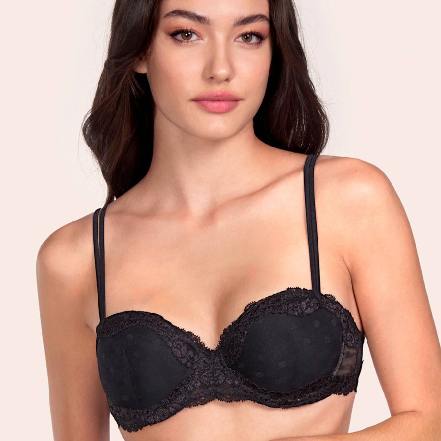 Soutiens-Gorge Andres Sarda | Soutien-Gorge Balconnet Rembourre Noir