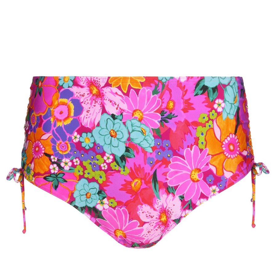 Maillots De Bain PrimaDonna | Bas De Maillot De Bain Culotte Haute Floral Explosion