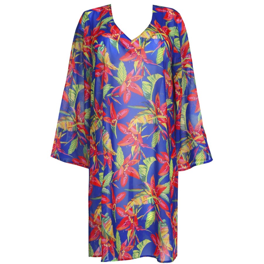 Maillots De Bain PrimaDonna Tunique De Plage & Pareo | Caftan De Plage Tropical Rainforest