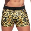 Homme Addicted Calecon Homme | Calecon Homme En Polaire Golden Black