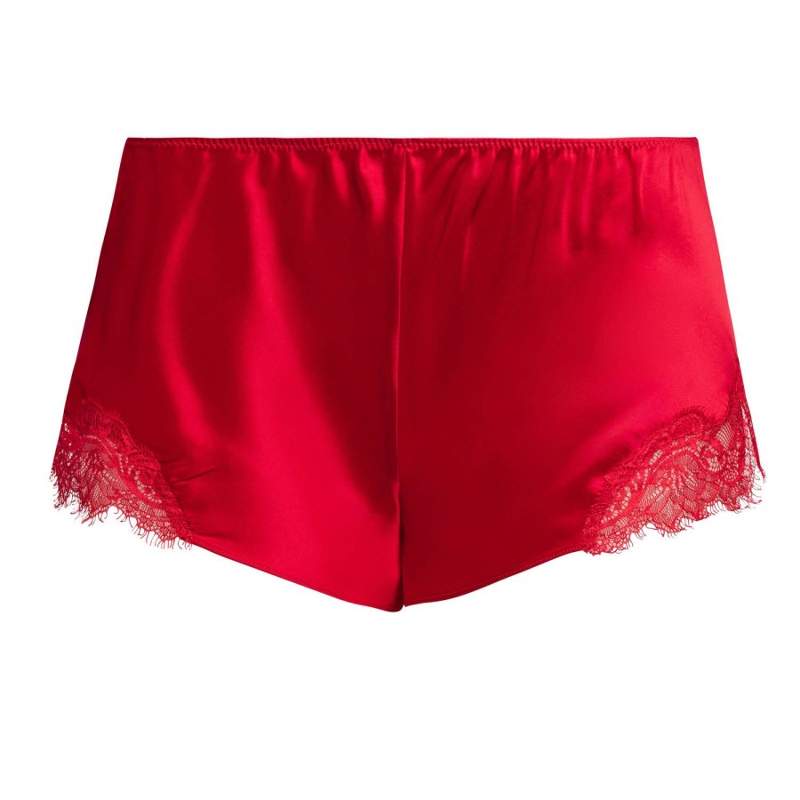 Lingerie De Nuit Sainted Sisters | Short En Soie Red