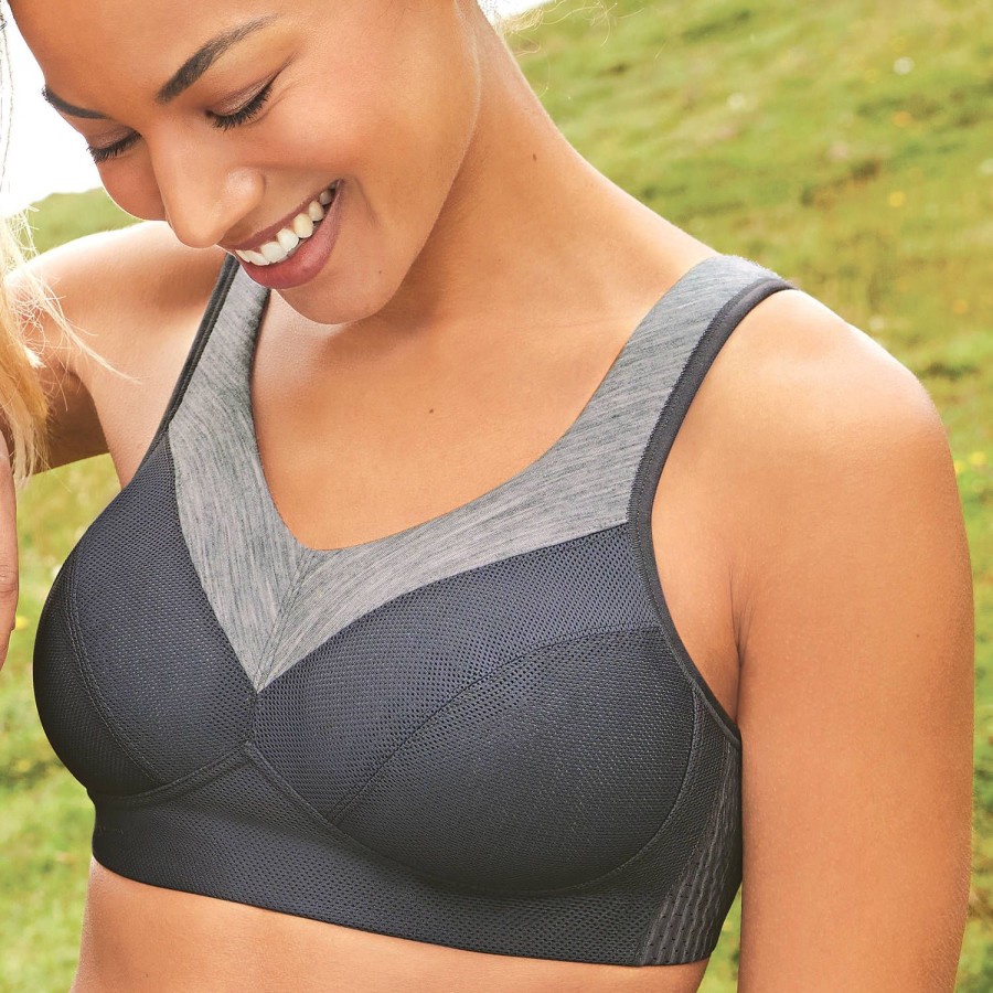 Soutiens-Gorge Anita | Brassiere De Sport Panalp Wool Anthracite