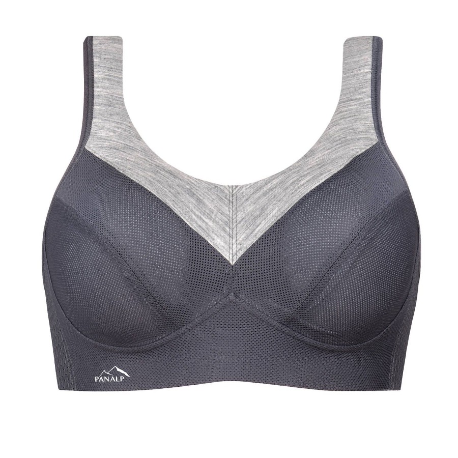 Soutiens-Gorge Anita | Brassiere De Sport Panalp Wool Anthracite