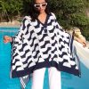 Maillots De Bain Lise Charmel Tunique De Plage & Pareo | Poncho Navy Croisiere