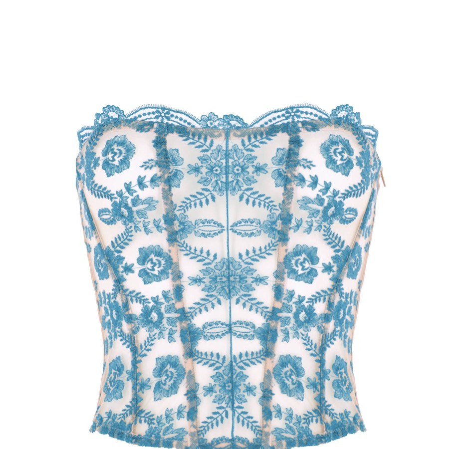 Soutiens-Gorge I.D. Sarrieri | Corset Vintage Blue