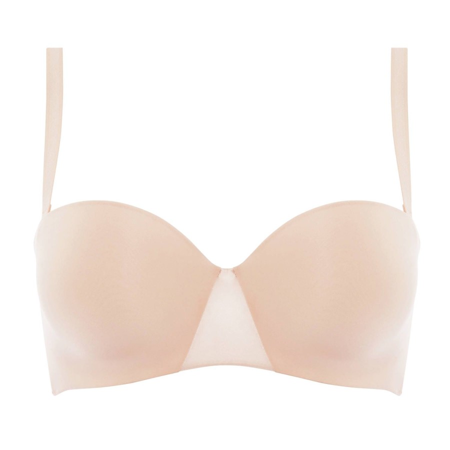 Soutiens-Gorge Chantelle | Soutien-Gorge Bandeau Coques Beige Dore