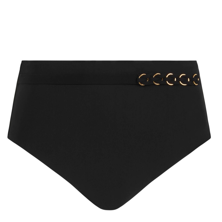 Maillots De Bain Chantelle Culotte Haute | Bas De Maillot De Bain Culotte Haute Noir