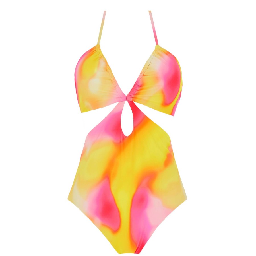 Maillots De Bain Seafolly Sexy / Trikini | Maillot De Bain 1 Piece Trikini Sans Armatures Fuchsia Rose