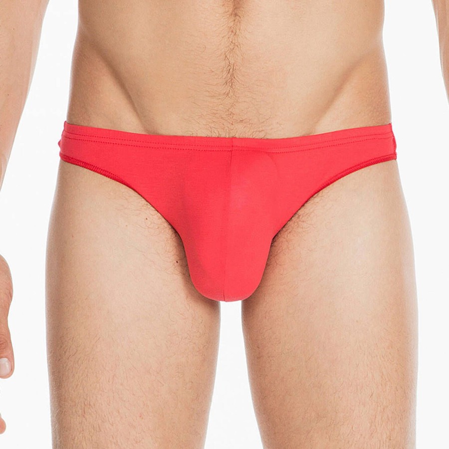 Homme HOM String Homme | String Homme En Coton Red