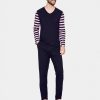 Homme Eden Park Pyjama Homme | Pyjama Homme En Coton Marine