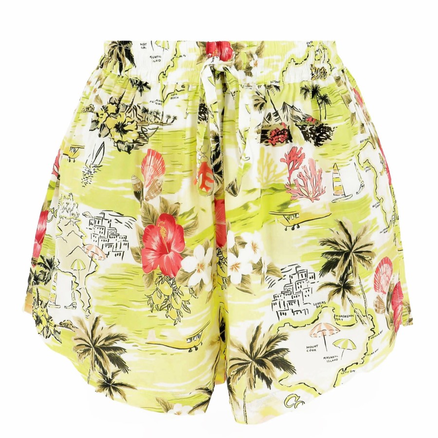 Maillots De Bain Seafolly Short De Plage & Pantalon | Short De Plage Wild Lime