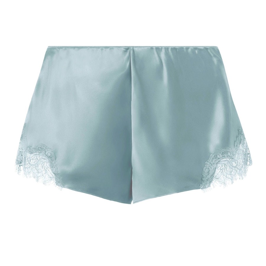 Lingerie De Nuit Sainted Sisters | Short En Soie Duck Egg