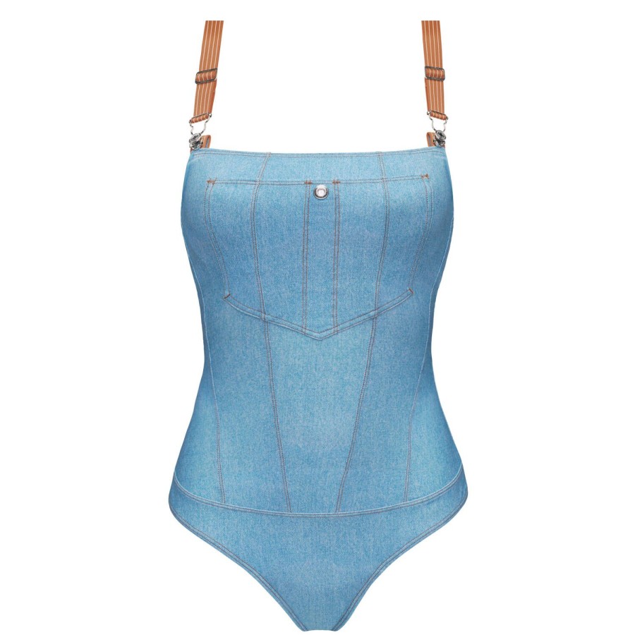 Lingerie Marlies Dekkers | Body Denim Blue