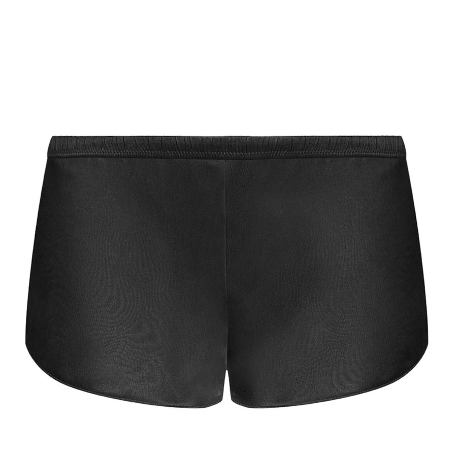 Lingerie De Nuit Maison Close | Mini Short En Soie Noir