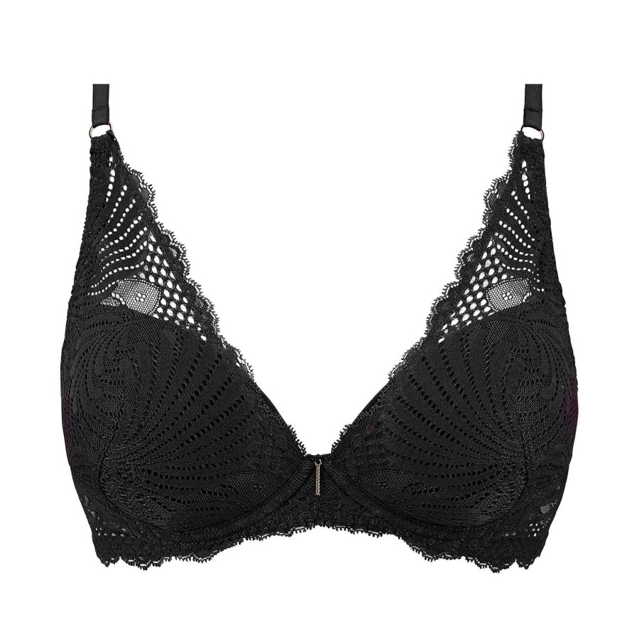 Soutiens-Gorge Aubade | Soutien-Gorge Push-Up En Dentelle Noir