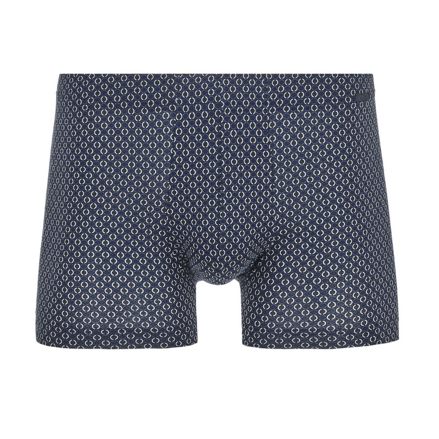 Homme Calida Boxer Homme | Boxer Imprime Homme Solidate Blue